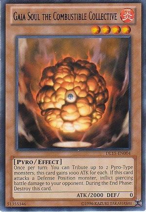 Gaia Soul the Combustible Collective (Blue) [DL15-EN004] - Duelist League Promo Unlimited - Rare - Trinity Hobby