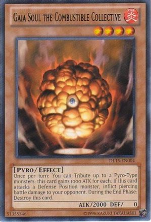 Gaia Soul the Combustible Collective (Green) [DL15-EN004] - Duelist League Promo Unlimited - Rare - Trinity Hobby