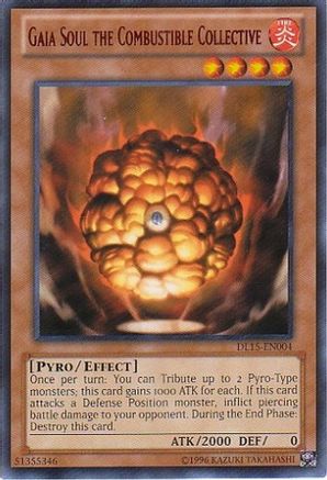 Gaia Soul the Combustible Collective (Red) [DL15-EN004] - Duelist League Promo Unlimited - Rare - Trinity Hobby