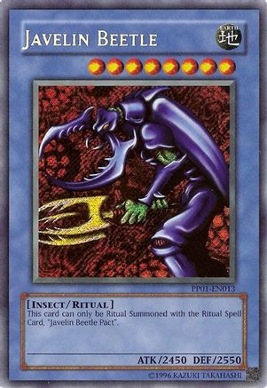 Javelin Beetle [PP01-EN013] Secret Rare - Trinity Hobby
