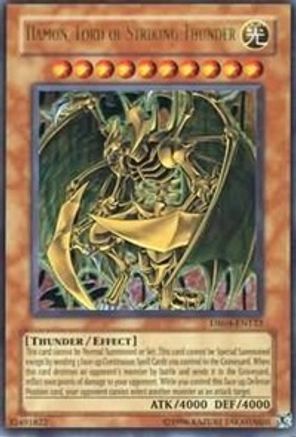 Hamon, Lord of Striking Thunder [DR04-EN122] Ultra Rare - Trinity Hobby