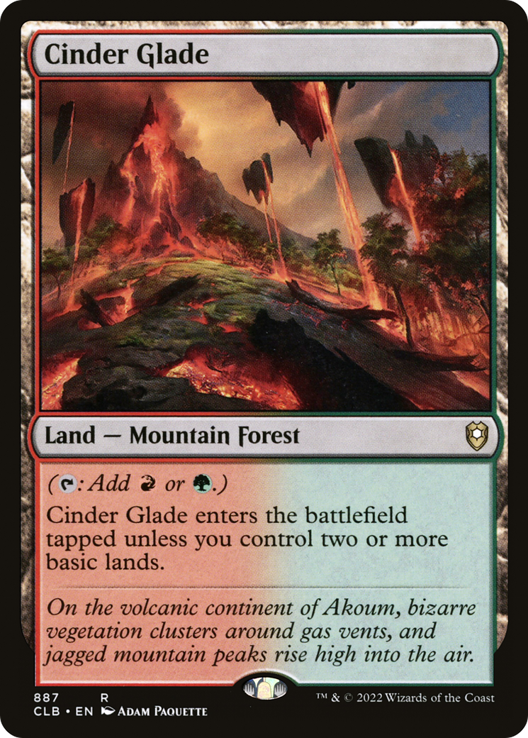 Cinder Glade [Commander Legends: Battle for Baldur's Gate] - Trinity Hobby