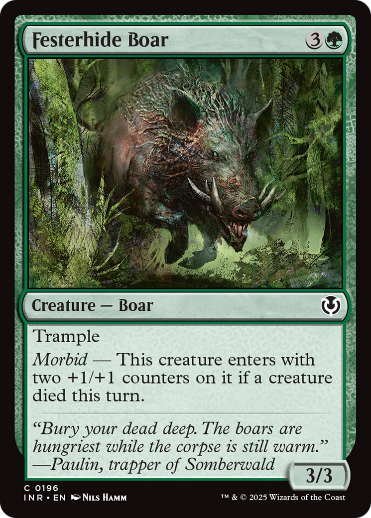 Festerhide Boar [Innistrad Remastered] - Trinity Hobby