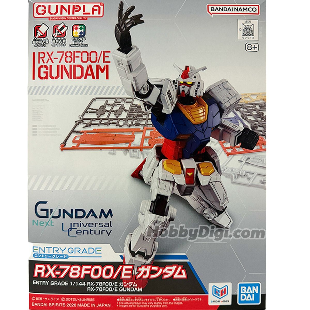ENTRY GRADE 1/144 RX-78F00/E GUNDAM