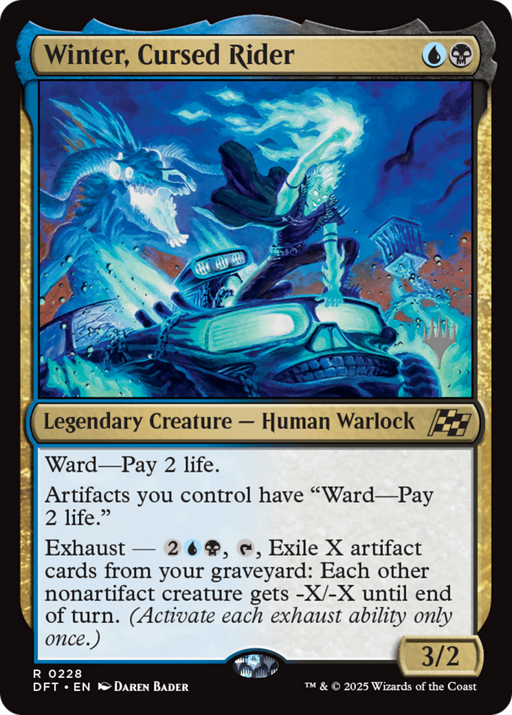 Winter, Cursed Rider (Promo Pack) [Aetherdrift Promos] - Trinity Hobby