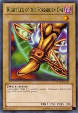 Right Leg of the Forbidden One (Blue) [DL11-EN002] Rare - Trinity Hobby
