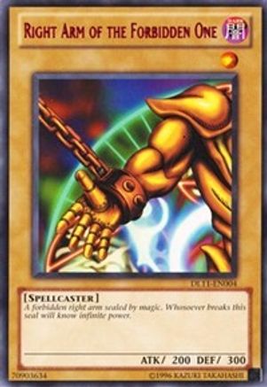 Right Arm of the Forbidden One (Red) [DL11-EN004] Rare - Trinity Hobby