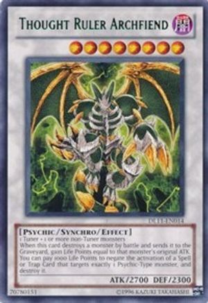Thought Ruler Archfiend (Blue) [DL11-EN014] Rare - Trinity Hobby