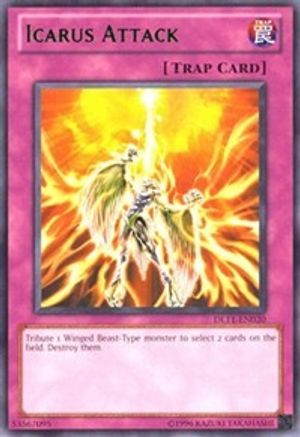 Icarus Attack (Green) [DL11-EN020] - Duelist League Promo Unlimited - Rare - Trinity Hobby