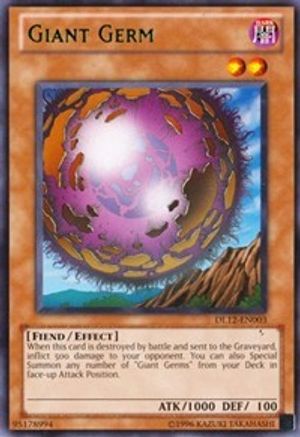 Giant Germ (Green) [DL12-EN003] - Duelist League Promo Unlimited - Rare - Trinity Hobby