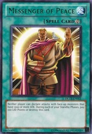 Messenger of Peace (Green) [DL12-EN013] - Duelist League Promo Unlimited - Rare - Trinity Hobby