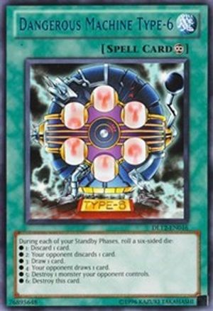 Dangerous Machine Type-6 (Blue) [DL12-EN016] - Duelist League Promo Unlimited - Rare - Trinity Hobby