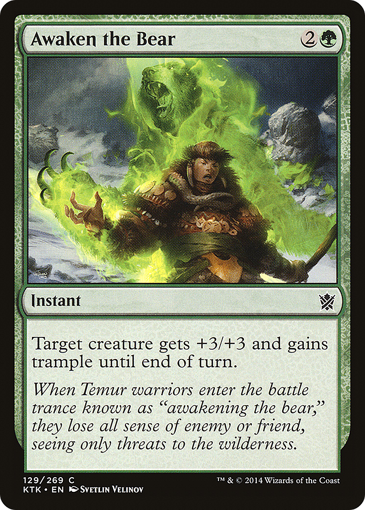 Awaken the Bear [Khans of Tarkir] - Trinity Hobby