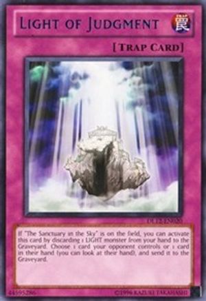 Light of Judgment (Blue) [DL12-EN020] - Duelist League Promo Unlimited - Rare - Trinity Hobby