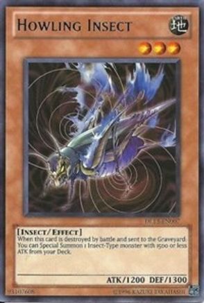 Howling Insect (Blue) [DL13-EN007] Rare - Trinity Hobby