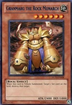 Granmarg the Rock Monarch (Blue) [DL13-EN008] - Duelist League Promo Unlimited - Rare - Trinity Hobby