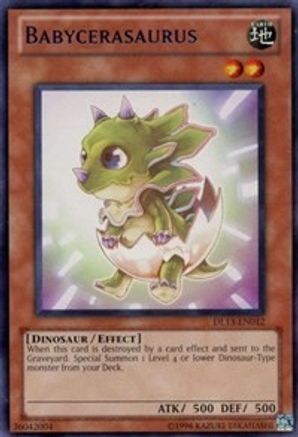 Babycerasaurus (Blue) [DL13-EN012] - Duelist League Promo Unlimited - Rare - Trinity Hobby