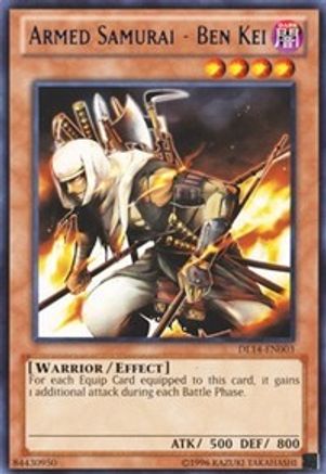 Armed Samurai - Ben Kei (Blue) [DL14-EN003] Rare - Trinity Hobby