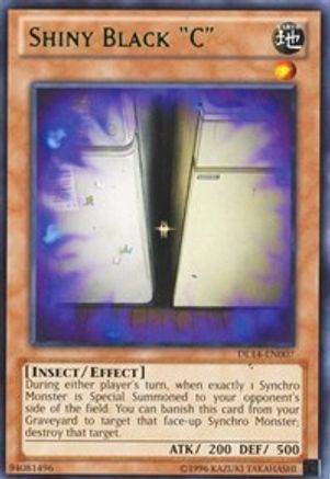 Shiny Black "C" (Green) [DL14-EN007] - Duelist League Promo Unlimited - Rare - Trinity Hobby