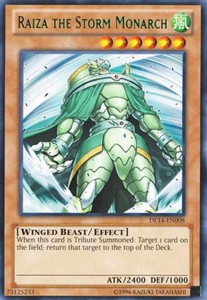 Raiza the Storm Monarch (Green) [DL14-EN008] Rare - Trinity Hobby