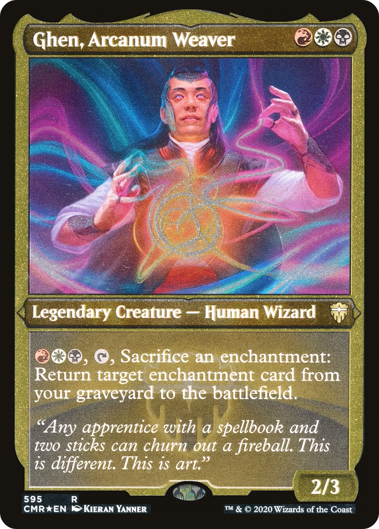 Ghen, Arcanum Weaver (CMR-595) - [Commander Legends] Foil - Trinity Hobby