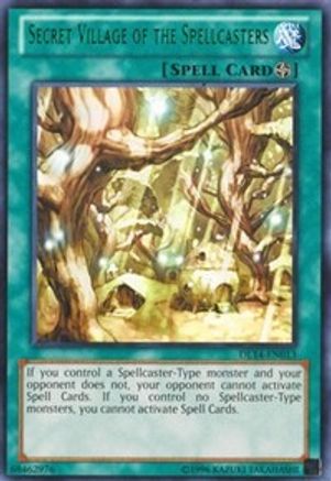 Secret Village of the Spellcasters (Green) [DL14-EN013] Rare - Trinity Hobby
