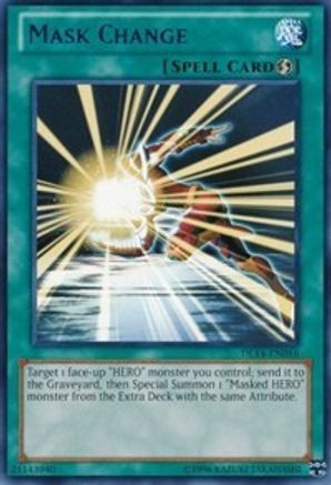 Mask Change (Blue) [DL14-EN016] - Duelist League Promo Unlimited - Rare - Trinity Hobby