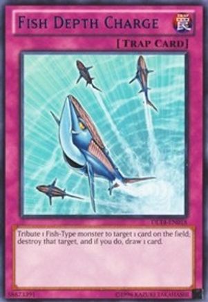 Fish Depth Charge (Blue) [DL14-EN018] Rare - Trinity Hobby