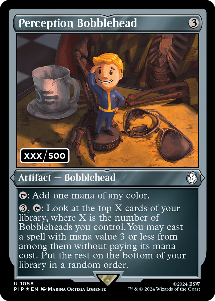 Perception Bobblehead (Serial Numbered) [Fallout] - Trinity Hobby