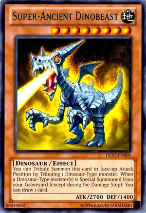 Super-Ancient Dinobeast (Green) [DL17-EN004] Rare - Trinity Hobby