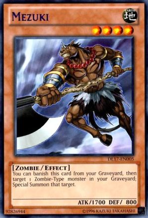 Mezuki (Blue) [DL17-EN005] - Duelist League Promo Unlimited - Rare - Trinity Hobby