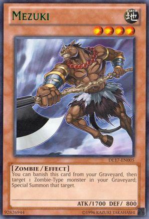 Mezuki (Green) [DL17-EN005] - Duelist League Promo Unlimited - Rare - Trinity Hobby
