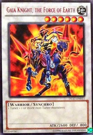 Gaia Knight, the Force of Earth (Red) [DL17-EN011] Rare - Trinity Hobby