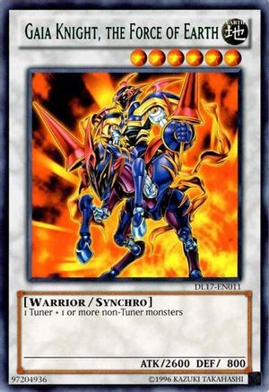 Gaia Knight, the Force of Earth (Green) [DL17-EN011] - Duelist League Promo Unlimited - Rare - Trinity Hobby