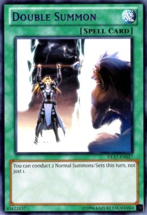 Double Summon (Purple) [DL17-EN017] - Duelist League Promo Unlimited - Rare - Trinity Hobby