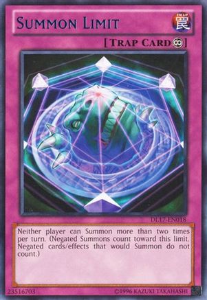 Summon Limit (Blue) [DL17-EN018] Rare - Trinity Hobby