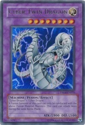 Cyber Twin Dragon [DR04-EN035] Ultra Rare - Trinity Hobby