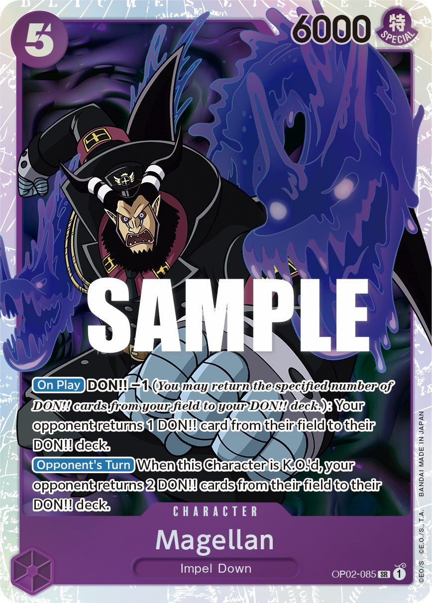 Magellan (085) (OP02-085) - [Paramount War] Foil - Trinity Hobby