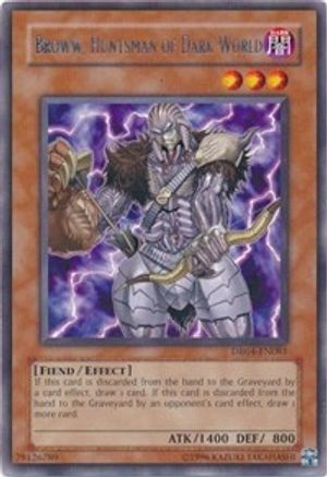 Broww, Huntsman of Dark World [DR04-EN081] Rare - Trinity Hobby