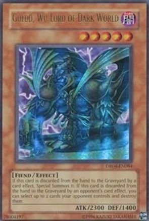 Goldd, Wu-Lord of Dark World [DR04-EN084] Ultra Rare - Trinity Hobby