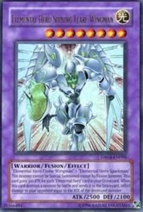 Elemental Hero Shining Flare Wingman [DR04-EN096] Ultra Rare - Trinity Hobby
