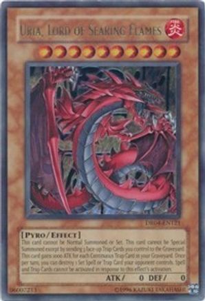 Uria, Lord of Searing Flames [DR04-EN121] Ultra Rare - Trinity Hobby