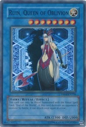 Ruin, Queen of Oblivion [DR04-EN154] Super Rare - Trinity Hobby