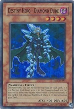 Destiny HERO - Diamond Dude [DR04-EN183] Super Rare - Trinity Hobby