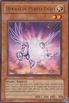 Herald of Purple Light [DR04-EN199] Rare - Trinity Hobby