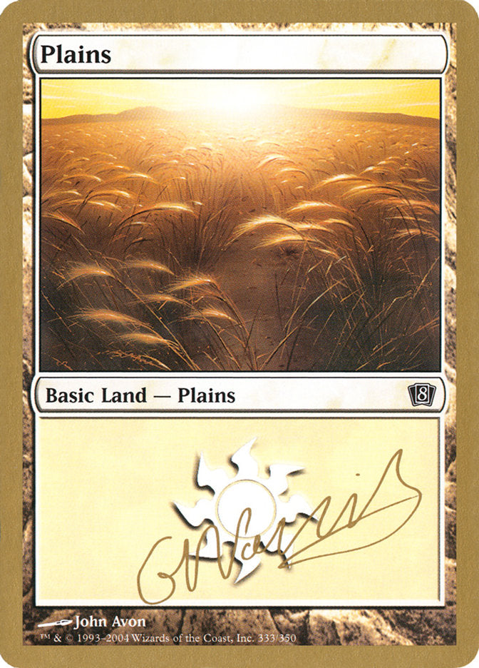 Plains (gn333) (Gabriel Nassif) [World Championship Decks 2004] - Trinity Hobby