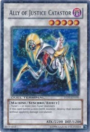 Ally of Justice Catastor [DTP1-EN031] Rare - Trinity Hobby