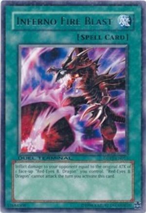 Inferno Fire Blast [DTP1-EN015] Rare - Trinity Hobby