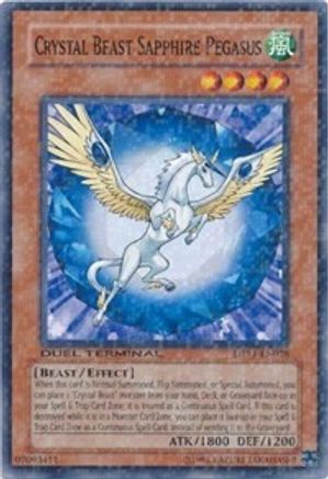 Crystal Beast Sapphire Pegasus [DTP1-EN028] Common - Trinity Hobby