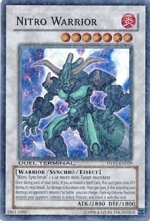 Nitro Warrior [DTP1-EN029] Super Rare - Trinity Hobby